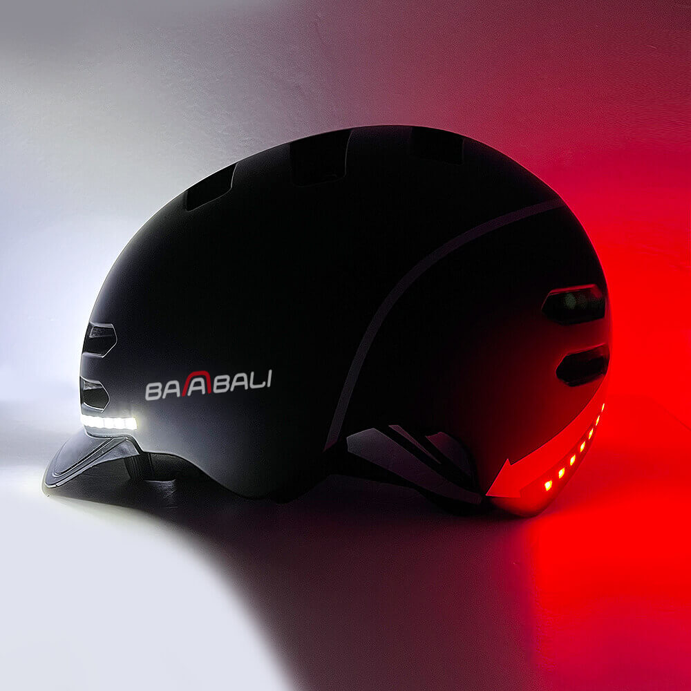 Road Smart Bike  helmets with front and rear warning lights